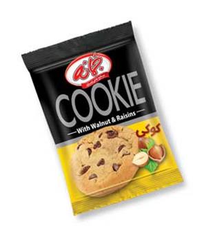 شیرینی کوکی (با مغز گردو و کشمش)